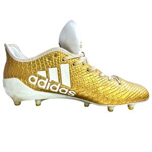 Adidas Adizero 5-Star 6.0 Gold Snakeskin Football Cleats Mens 9.5‎ BW0778